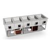 Duke Manufacturing HCF-5 Drop-In Hot/Cold/Freeze 5 Well Food Well Unit 