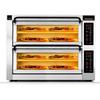 PizzaMaster PM 352ED-4DW 38in Wide Two Deck Electric Countertop Pizza Oven 