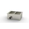 Duke Manufacturing WWG2-SB Drop-In 2 Section Electric Waterless Hot Food Well 
