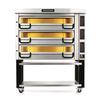PizzaMaster PM 943ED 90in Wide Three Deck Electric Pizza Oven 