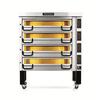 PizzaMaster PM 924ED 53in Wide Four Deck Electric Pizza Oven 
