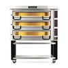 PizzaMaster PM 833ED 65.4in Wide Three Deck Electric Pizza Oven 