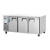 Everest Refrigeration ETR3 71in Wide Three Section Worktop Refrigerator 