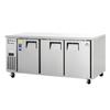 Everest Refrigeration ETF3 71in Wide Three Section Undercounter Freezer 