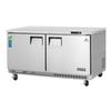 Everest Refrigeration ETBWR2 59.25in Wide Two Section Undercounter Refrigerator 