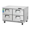 Everest Refrigeration ETBR2-D4 47.5in Wide Four Drawer Undercounter Refrigerator 