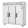 Everest Refrigeration ESRF3 75in Wide Three Door Dual Temp Refrigerator/Freezer 