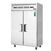 Everest Refrigeration ESRF2A 50in Wide Two Door Dual Temp Reach-In Refrigerator/Freezer 