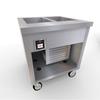 Duke Manufacturing TFCP-32PG-N7 Thurmaduke 32in (2) Pan Mobile Flush Mount Cold Pan Unit 