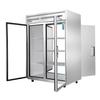 Everest Refrigeration ESPT-2G-2S 50in Wide Two Section Pass-Thru Refrigerator 