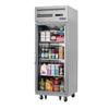 Everest Refrigeration ESGR1 29.25in Wide One Section Glass Door Reach-In Refrigerator 