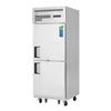 Everest Refrigeration ESFH2 29.25in Wide One Section Half Door Reach-In Freezer 