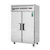 Everest Refrigeration ESF2 50in Wide Two Section Reach-In Freezer 