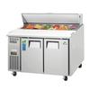 Everest Refrigeration EPR2 47.5in Wide 12 Pan Two Section Sandwich Prep Table 