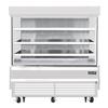 Everest Refrigeration EOMV-72-W-28-S 73.25in Wide Open Display Merchandiser Refrigerator 