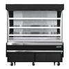 Everest Refrigeration EOMV-72-B-28-S 73.25in Wide Open Display Merchandiser Refrigerator 
