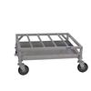 Channel Manufacturing SPCD-A 23in x 28in Aluminum Poultry Crate Dolly with Drip Pan 