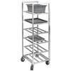 Channel Manufacturing USR7 40inx 28.5in Heavy Duty Aluminum Bus Bin Cart with 8.75in Spacing 
