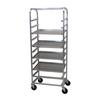 Channel Manufacturing SRS-11 29.5in x 18in Aluminum Bus Bin Rack with 5in Spacing 