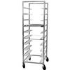 Channel Manufacturing AXD-OT-6 25.5in x 26in Heavy-Duty Aluminum Oval Tray Rack with 6in Spacing 