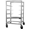 Channel Manufacturing AXD-OT-63 25.5in x 26in Heavy-Duty Aluminum Half-Height Oval Tray Rack 