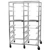 Channel Manufacturing AXD-OT-8D 49.25inx 26in Heavy-Duty Aluminum Oval Tray Rack with 8in Spacing 