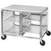 Channel Manufacturing 565/P 42in x 25in Aluminum Bun Pan Rack with Poly Top & 1.5in Spacing 