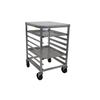 Channel Manufacturing BPRE-6/P 20.5in x 26in Aluminum Bun Pan Rack with Poly Top & 3in Spacing 