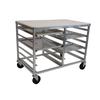 Channel Manufacturing DS2410/P 40in x 24in Aluminum Bun Pan Rack with Poly Top & 4in Spacing 