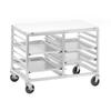 Channel Manufacturing DS2414/P 40in x 24in Aluminum Bun Pan Rack with Poly Top & 3in Spacing 