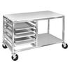 Channel Manufacturing MW247/P 48in x 24in Aluminum Bun Pan Rack with Poly Top & 3in Spacing 