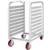 Channel Manufacturing AXD5703 22in x 26in Heavy-Duty Aluminum Bun Pan Rack with 1.5in Spacing 