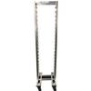 Channel Manufacturing LPNS-15 15.25in x 18.5in x 70.25in Aluminum Food Pan Rack with 4in Spacing 