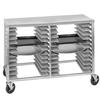 Channel Manufacturing PR-24 43inx 20"Aluminum Pizza Pan Rack with 2in Spacing & Aluminum Top 