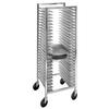 Channel Manufacturing PR-26 22in x 20in x 62.5in Aluminum Pizza Pan Rack with 2in Spacing 