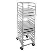 Channel Manufacturing RB-4 21in x 26in x 70in Aluminum Pizza Pan Rack with 4in Spacing 