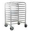 Channel Manufacturing AXD-UTR-9 21in x 26in Heavy-Duty Aluminum Food Pan Rack with 3in Spacing 