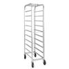 Channel Manufacturing AXD519P6 15.75in x 26in Welded Aluminum Platter Rack with 6in Spacing 