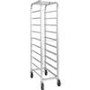 Channel Manufacturing AXD520P6 21in x 26in Welded Aluminum Platter Rack with 5in Spacing 