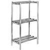 Channel Manufacturing DR2072-3 72inx 20in Welded Aluminum Dunnage Shelving Unit with 26"Spacing 