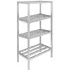 Channel Manufacturing ED2042-4 42inx20"Welded Aluminum Dunnage Shelving Unit with 16.5"Spacing 