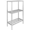Channel Manufacturing ED2054-3 54inx 20in Welded Aluminum Dunnage Shelving Unit with 26"Spacing 
