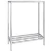 Channel Manufacturing ED2060-2 60inx20"Welded Aluminum Dunnage Shelving Unit with 52.5"Spacing 