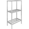 Channel Manufacturing ED2060-3 60inx 20in Welded Aluminum Dunnage Shelving Unit with 26"Spacing 