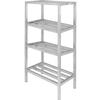 Channel Manufacturing ED2060-4 60inx20"Welded Aluminum Dunnage Shelving Unit with 16.5"Spacing 