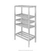 Channel Manufacturing ED2436-4 36inx24"Welded Aluminum Dunnage Shelving Unit with 16.5"Spacing 