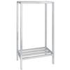 Channel Manufacturing ED2442-2 42inx24"Welded Aluminum Dunnage Shelving Unit with 52.5"Spacing 