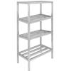 Channel Manufacturing ED2442-4 42inx24"Welded Aluminum Dunnage Shelving Unit with 16.5"Spacing 