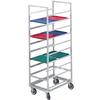 Channel Manufacturing 445A 23in x 30in x 70in Aluminum Cafeteria Tray Rack with 3in Spacing 