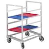 Channel Manufacturing 446S3 23in x 30in x 36in Stainless Steel Tray Rack with 4in Spacing 